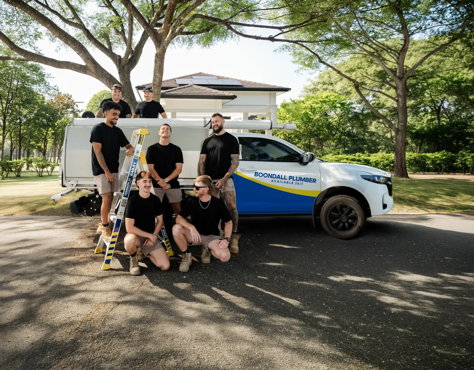 Boondall Plumber team and ute